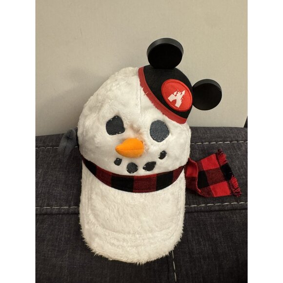 Disney Other - Walt Disney World Parks Snowman Winter Light Up Hat Adjustable White New HG2